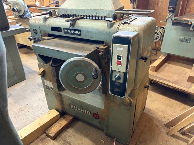 桑原自動一面鉋盤 KU-H16DX型