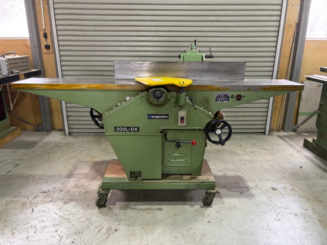 桑原手押し鉋盤 300L-DX型